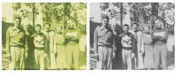 before and after color correction family